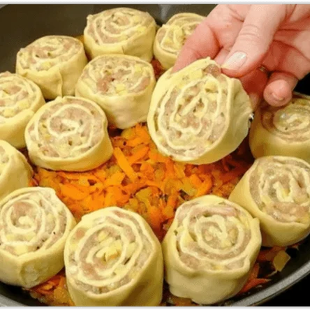Штрули (мясные рулетики)
