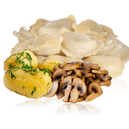 Вареники с картошкой и грибами